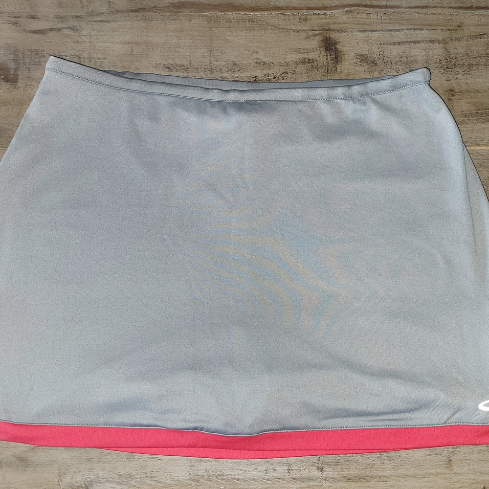 Champion Gray Pencil Skirt with Pink Trim